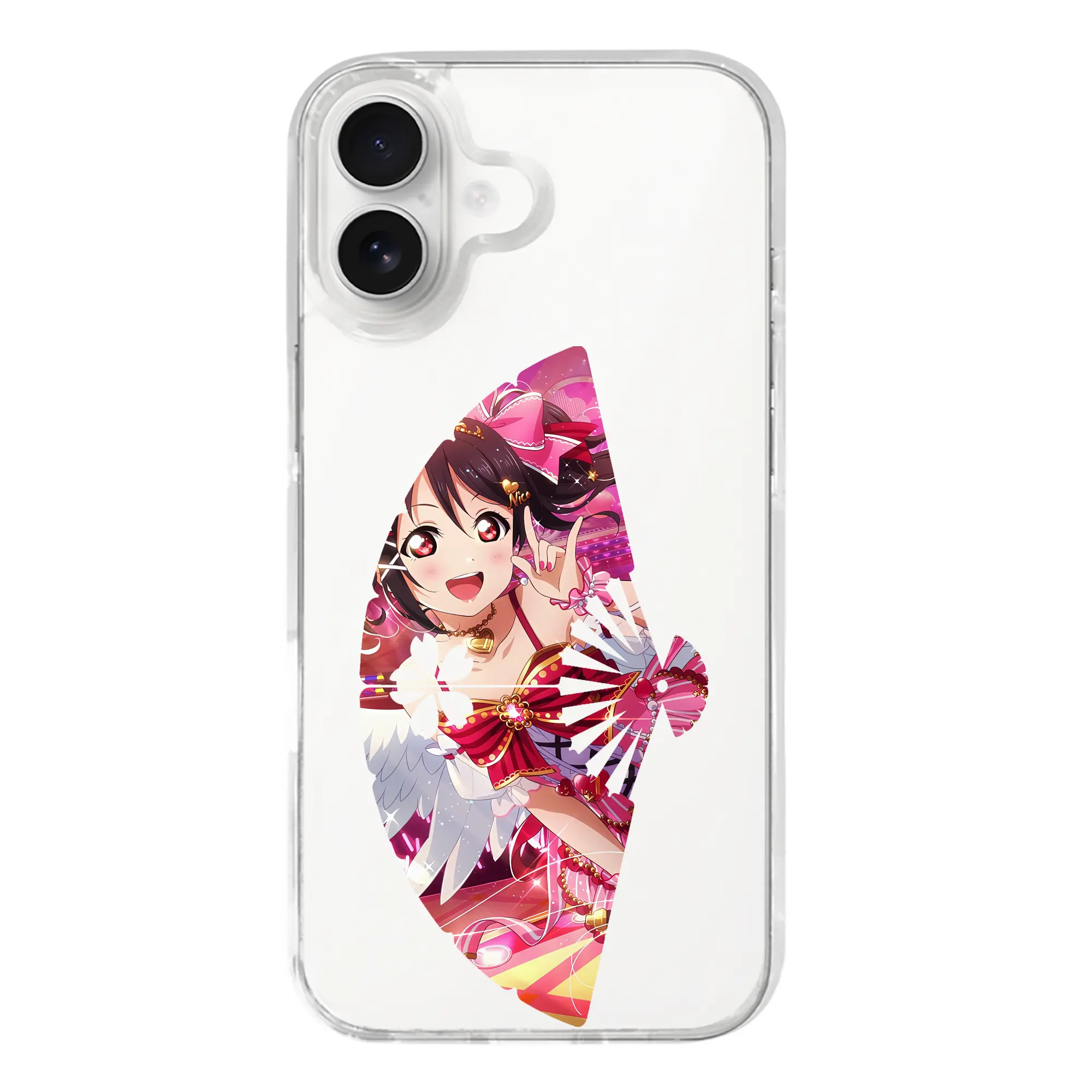 Love Live! グッズ,矢澤にこ - iPhone 17シリーズ 透明スマホケース – 薄型・耐衝撃・精密フィット保護カバー